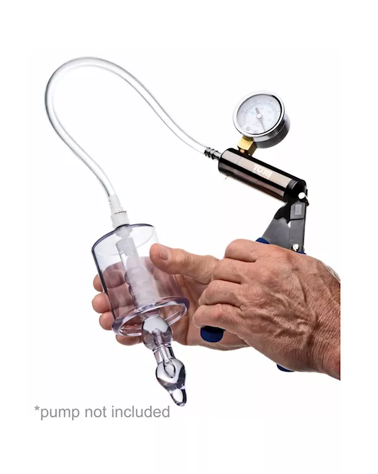 Anal Pump Cylinder With Stimulator Shaft