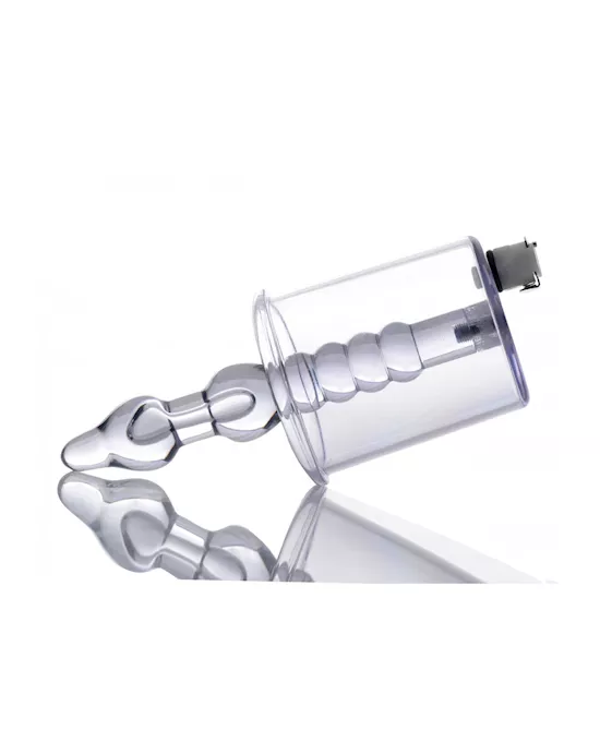 Anal Pump Cylinder With Stimulator Shaft