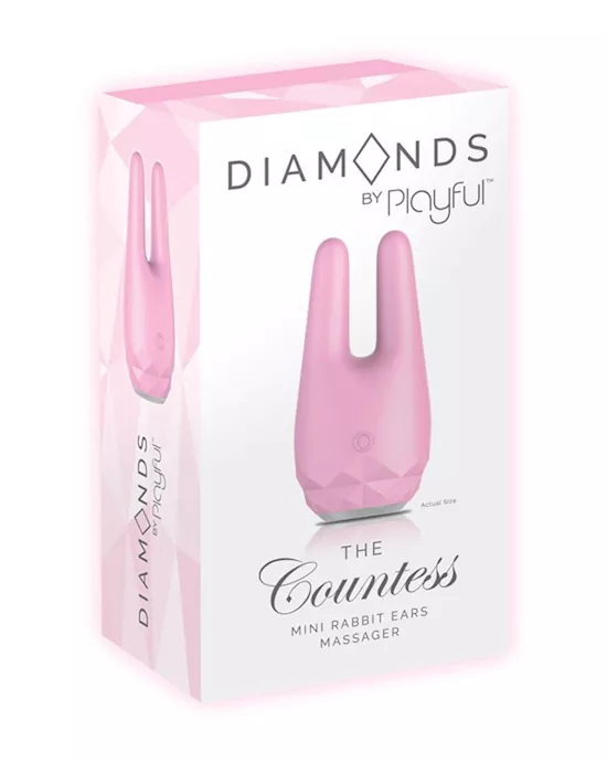 Diamonds The Countess - Mini Rabbit Ears Massager