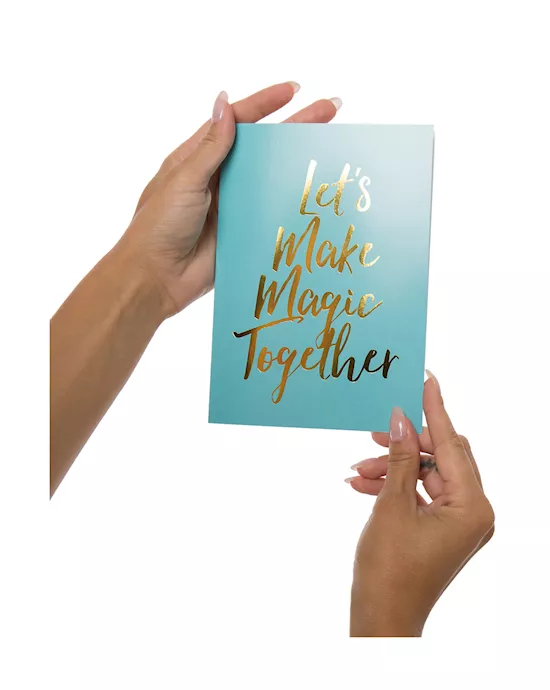 Naughty Notes Greeting Card Let's Make Magic Together