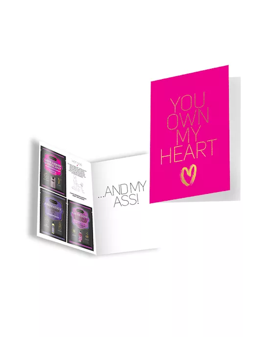 NAUGHTY NOTES GREETING CARD x 12 - 11.5” H x 6” W x 2.25”D