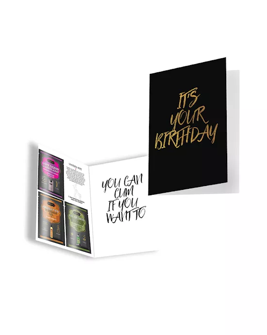 NAUGHTY NOTES GREETING CARD x 12 - 11.5” H x 6” W x 2.25”D