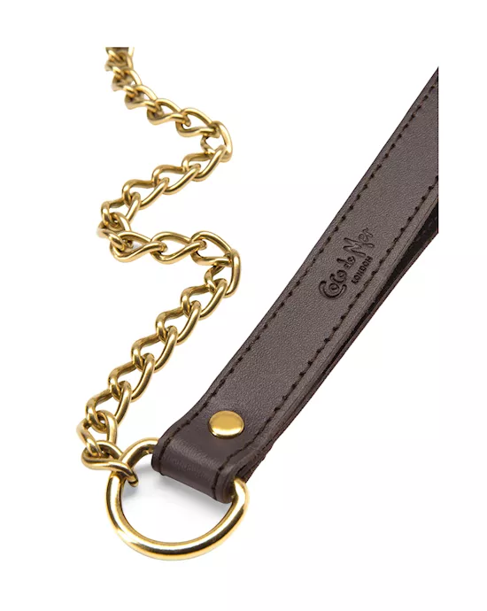 Coco de Mer Leather Lead