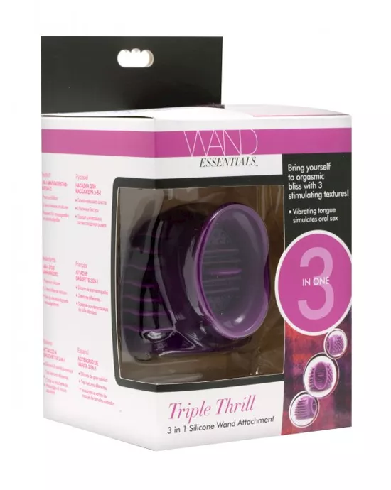 Triple Thrill 3 in 1 Wand Attachment