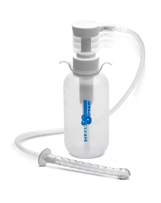 Pump Action Enema Bottle With Nozzle
