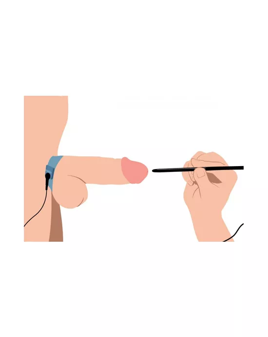 Amplifier Cock & Ball Strap With Penis Stim