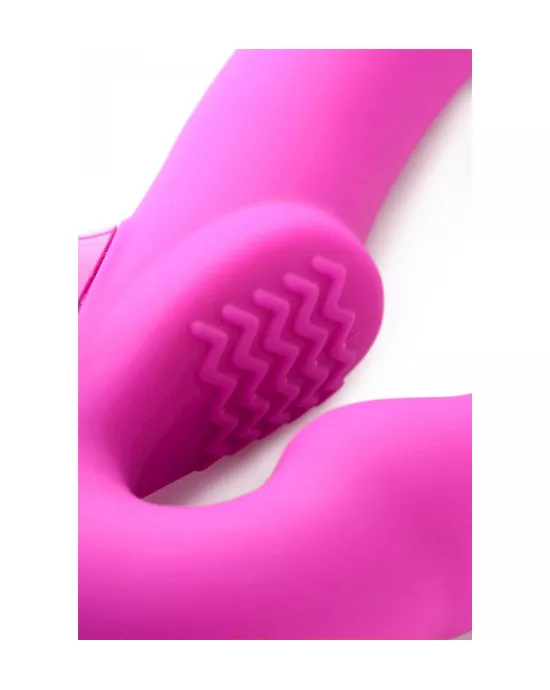 Evoke Rechargeable Vibrating Silicone Strapless Strap-On