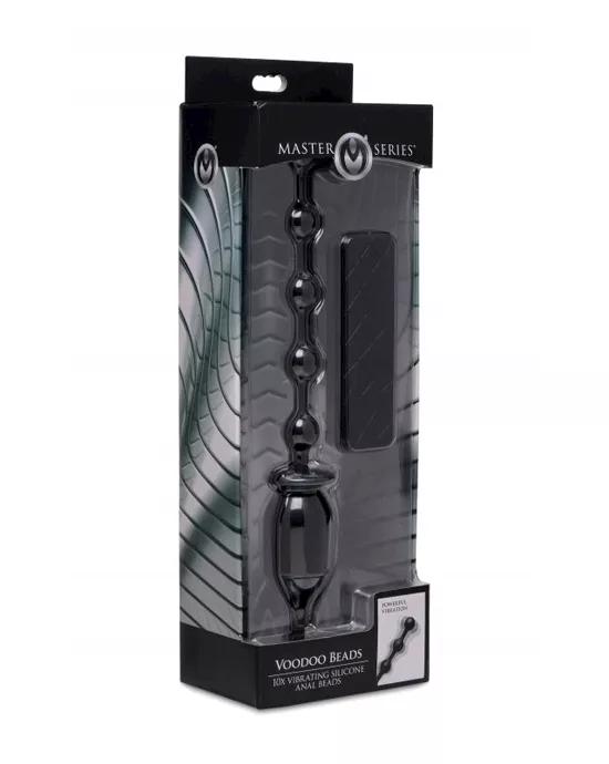 Voodoo Beads 10x Vibrating Silicone Anal Beads