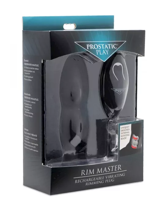 Prostatic Play Rim Master Vibrating Rimming Plug