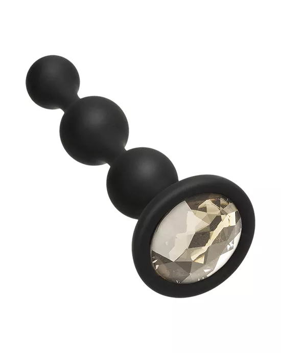 Booty Bling Jeweled Anal Bead Plug