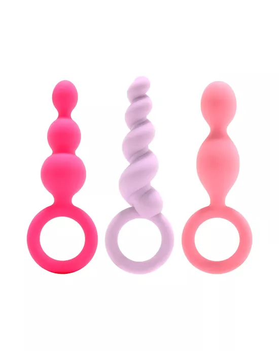 Satisfyer Silicone Plugs, Set Of 3