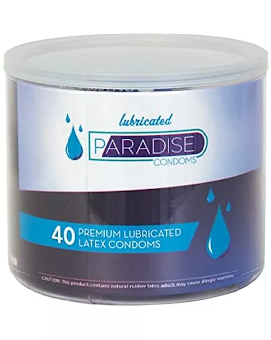 Paradise Lubricated Condoms 40 Pack