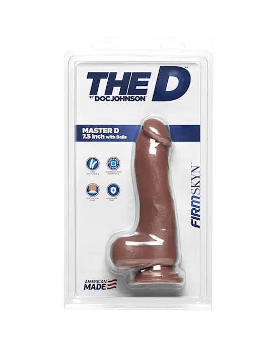 The Master D FIRMSKYN Dildo with Balls