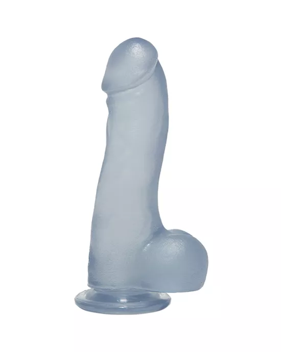 Doc Johnson Crystal Jellies 7.5 Inch Master Cock with Balls
