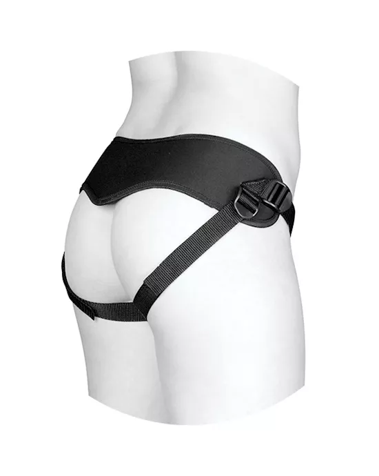 Vac-U-Lock Remote Controlled Harness with Vibrating Plug
