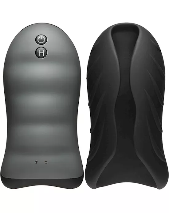 OptiMALE - Vibrating Silicone Warming Stroker