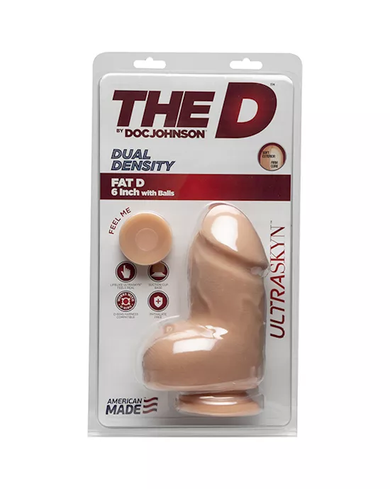 Doc Johnson ULTRASKYN Fat Dildo with Balls