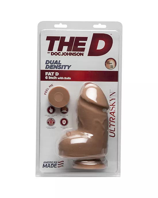 Doc Johnson ULTRASKYN Fat Dildo with Balls