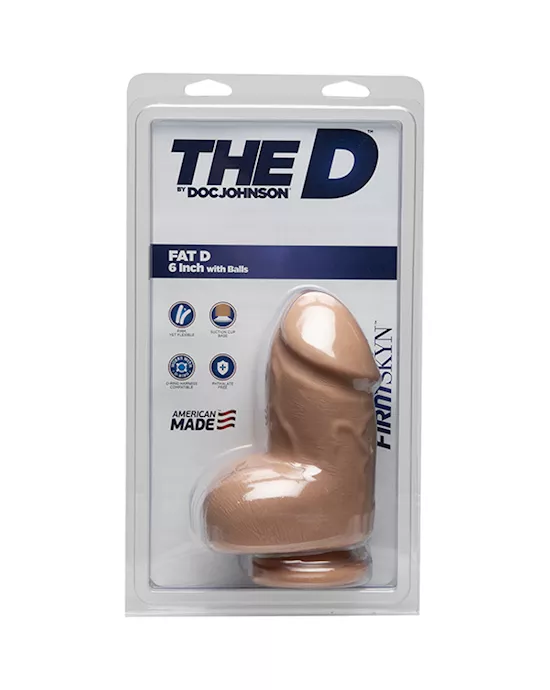 Doc Johnson FIRMSKYN Fat Dildo with Balls