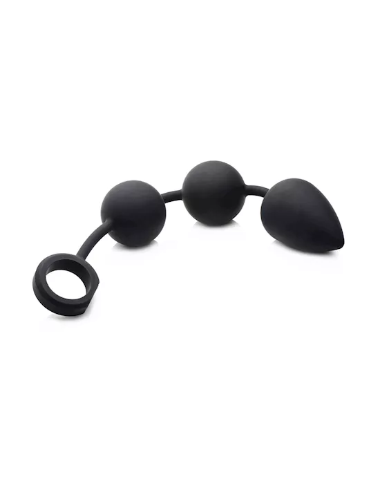 TomOfFinlandLargeSiliconeWeightedAnalBallPlug