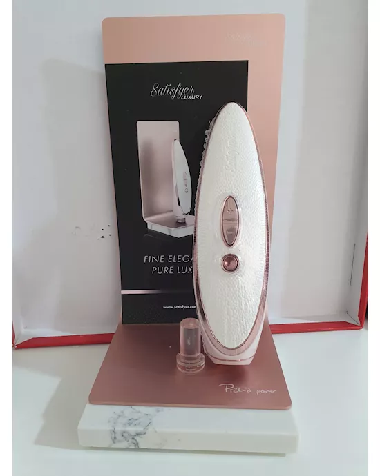 Satisfyer Luxury POS Display - Gold and Marble