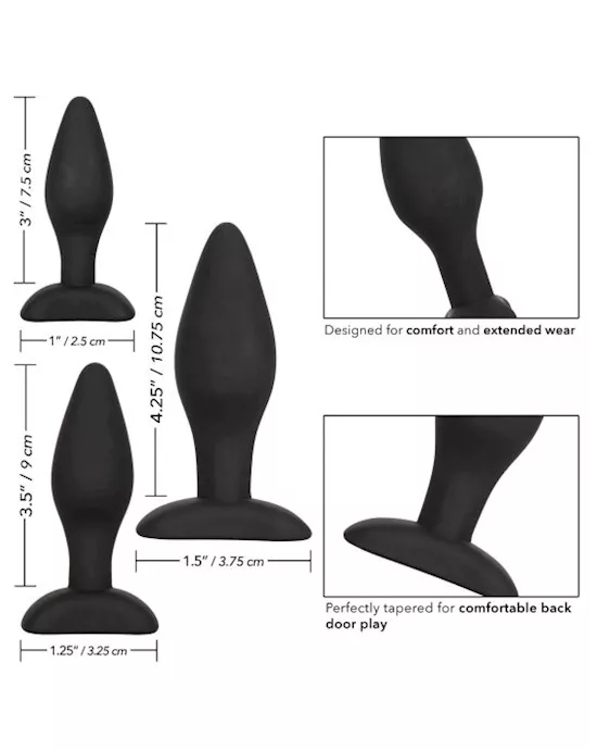 Silicone Anal Exerciser Kit
