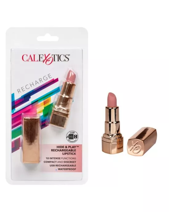 Hide and Play Rechargeable Lipstick