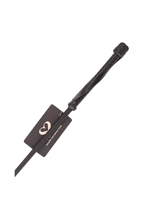 Bound X Riding Crop With Braided Handle