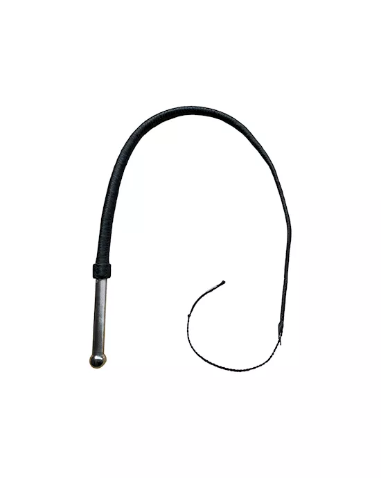 BraidedLeatherBullwhip