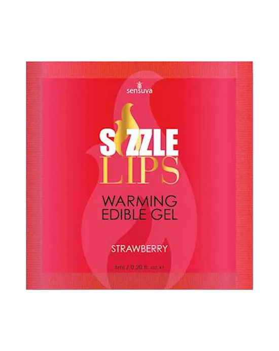 Sizzle Lips Warming Gel  - Strawberry