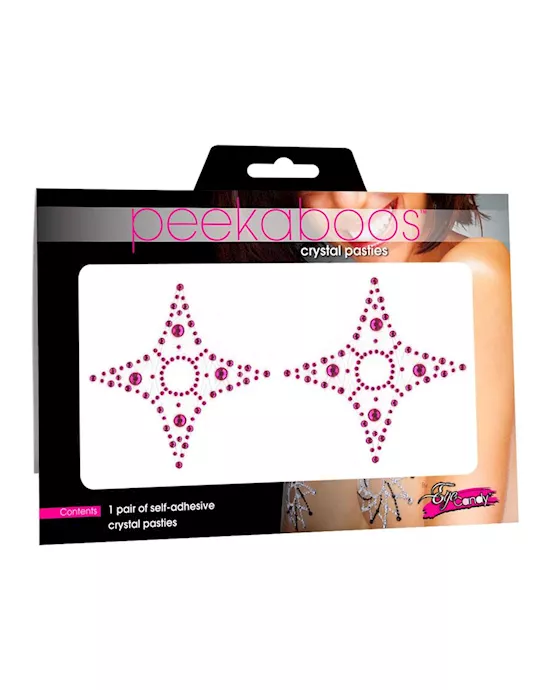 Crystal 4-Point Rhinestone Pasties