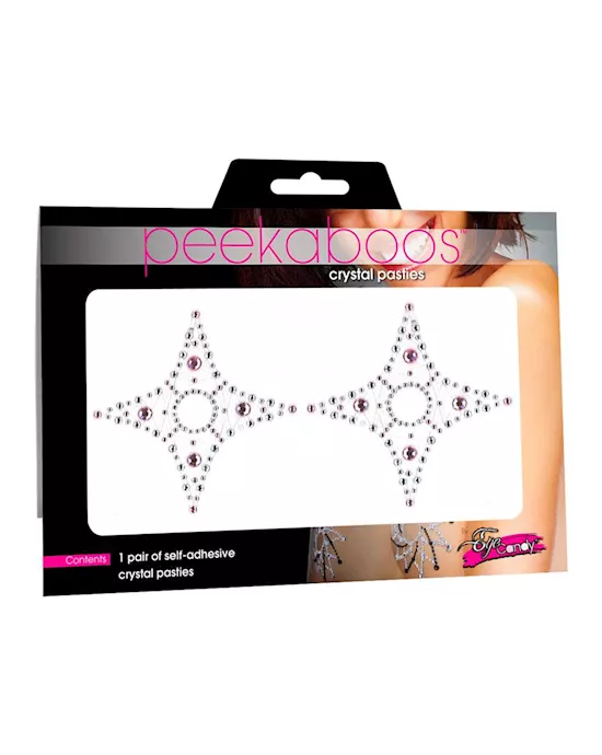 Crystal 4-Point Rhinestone Pasties