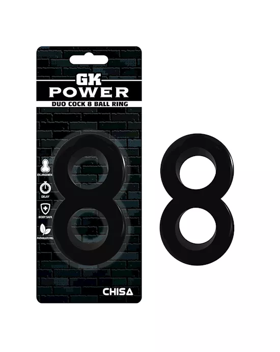 Duo Cock 8 Ball Ring