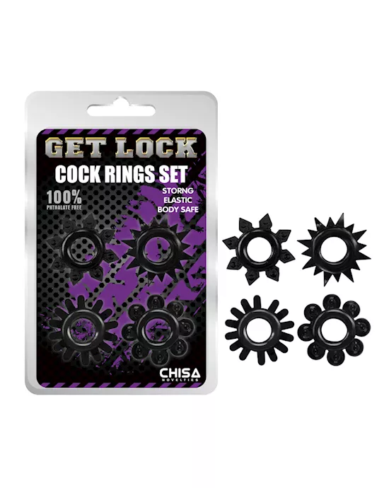 Sentra Cock Rings - Set of 4