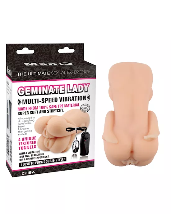 Geminate Stroker Vibrator