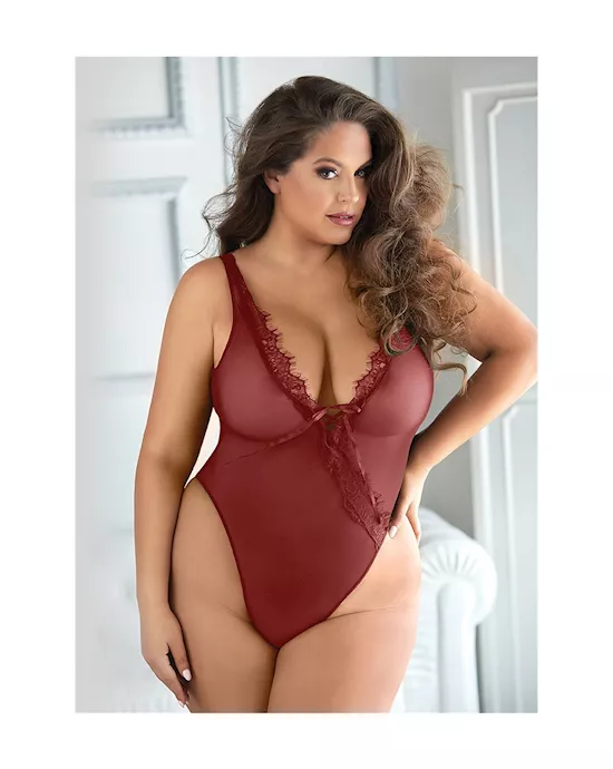 MeshandEyelashLaceTeddy