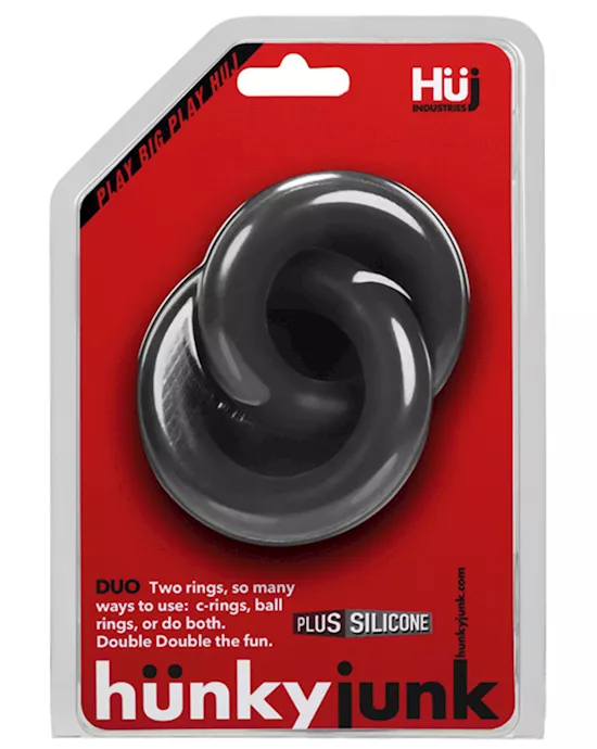 Duo Linked Cock Ball Rings by hunkyjunk