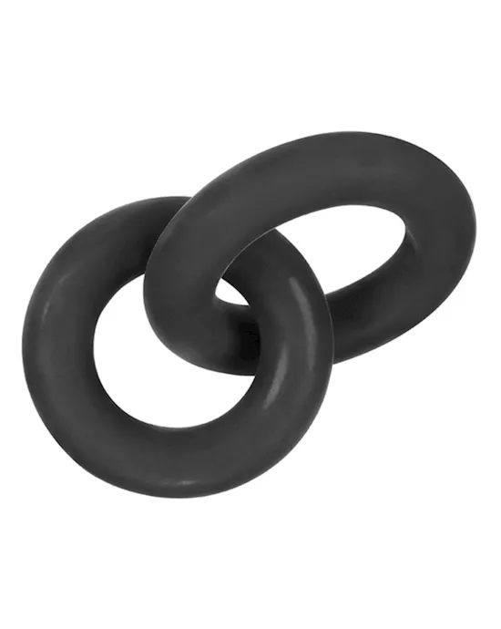 Duo Linked Cock Ball Rings by hunkyjunk