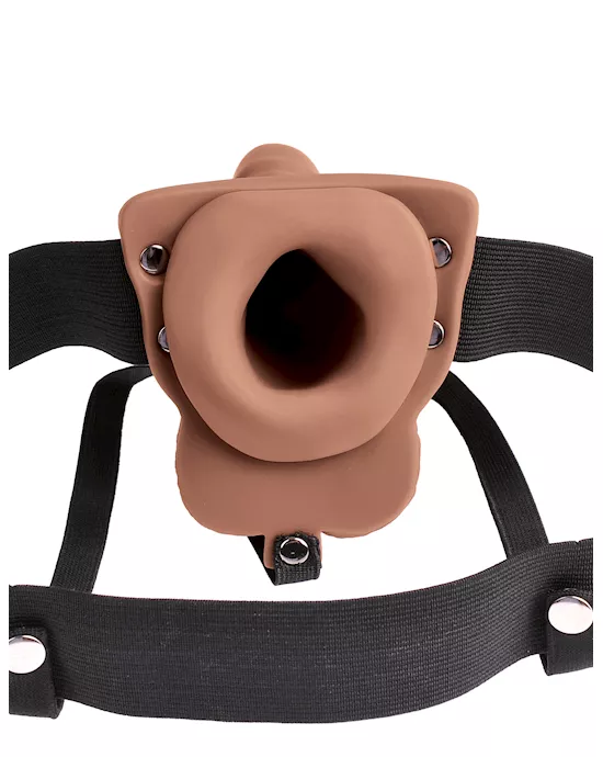 Fetish Fantasy 6 Inch Hollow Rechargeable Strap-On