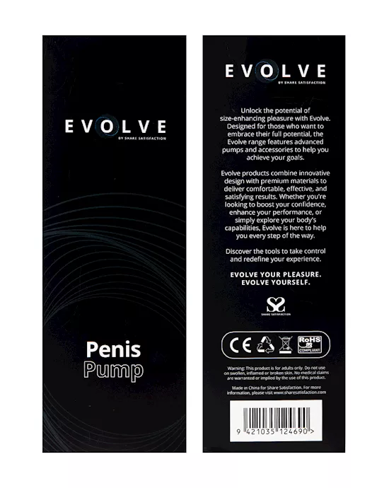 Evolve Classic Penis Pump