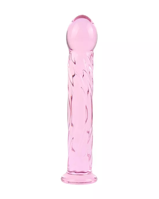 LucentPinkySwirlsGlassMassager