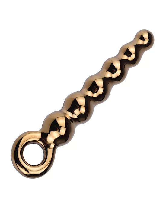 LucentGoldGlassBeadedMassager