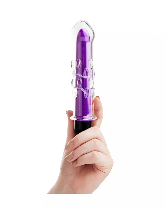 Lucent Vibra Glass Vibrator - 7 Inch