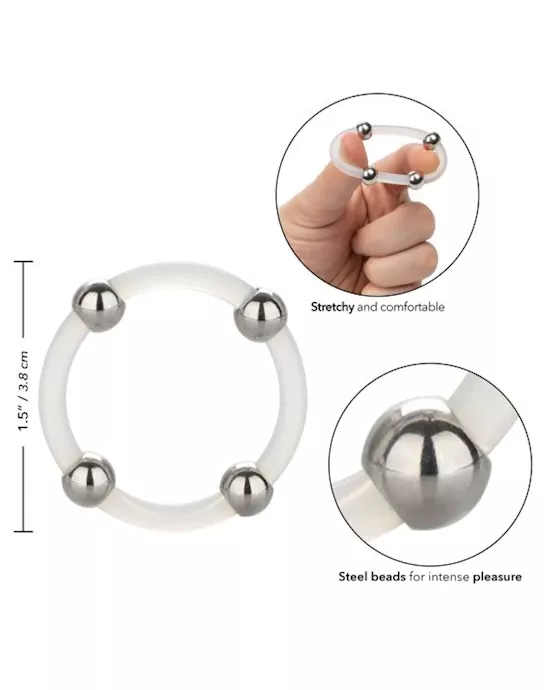 Steel Beaded Silicone C-Ring