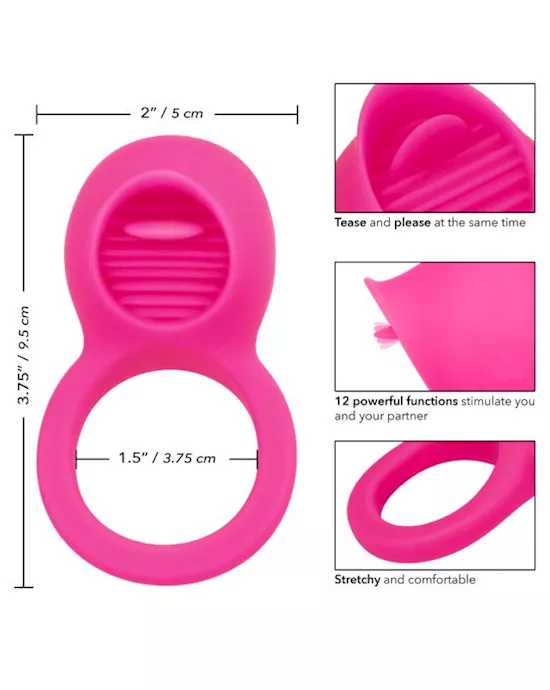 Silicone Rechargeable Teasing Tongue Enhancer