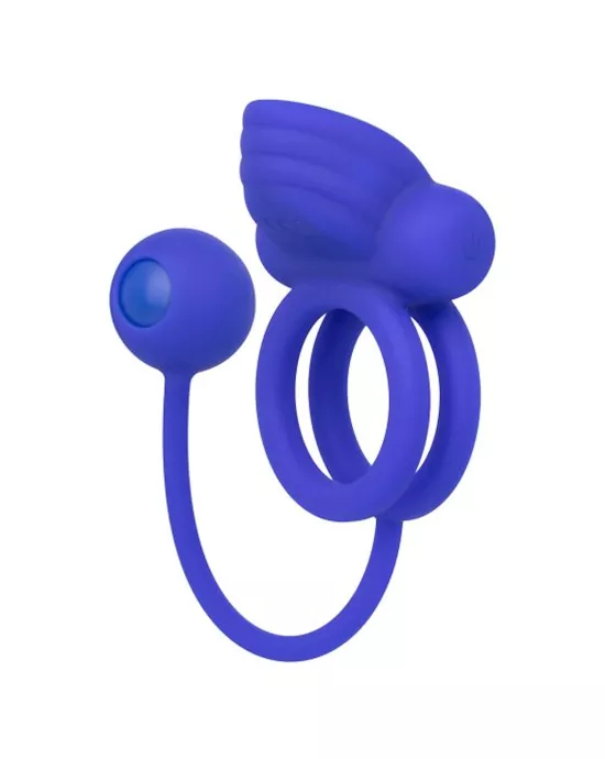 Silicone Rechargeable Dual Rockin' Rim Enhancer