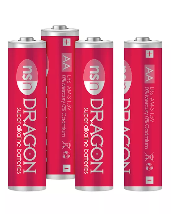 Dragon Alkaline AA Battery 4-Pack
