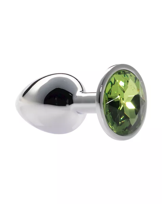 Kink Range Alloy Gem Butt Plug - 2.8 Inch