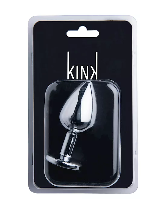 Kink Range Alloy Gem Butt Plug - 3.2 Inch