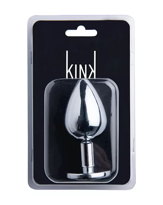 Kink Range Alloy Gem Butt Plug - 3.7 Inch